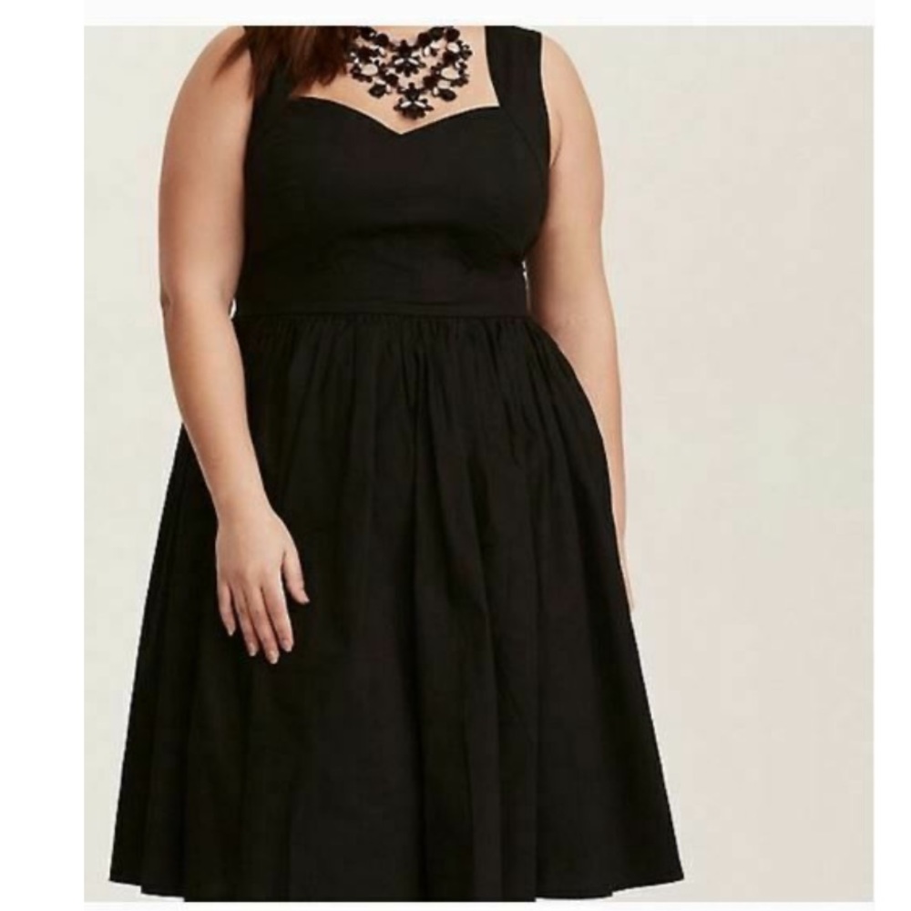 Black Poplin Dress
